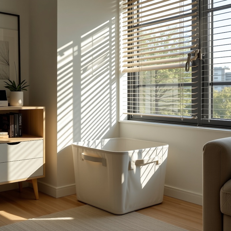 Modern Plastic Storage Bin